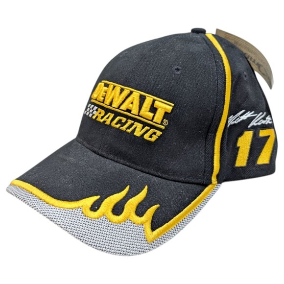 Matt Kenseth #17 Baseball Cap Hat Dewalt Tools Wypall Wipes Racing Nascar Black - Picture 2 of 11